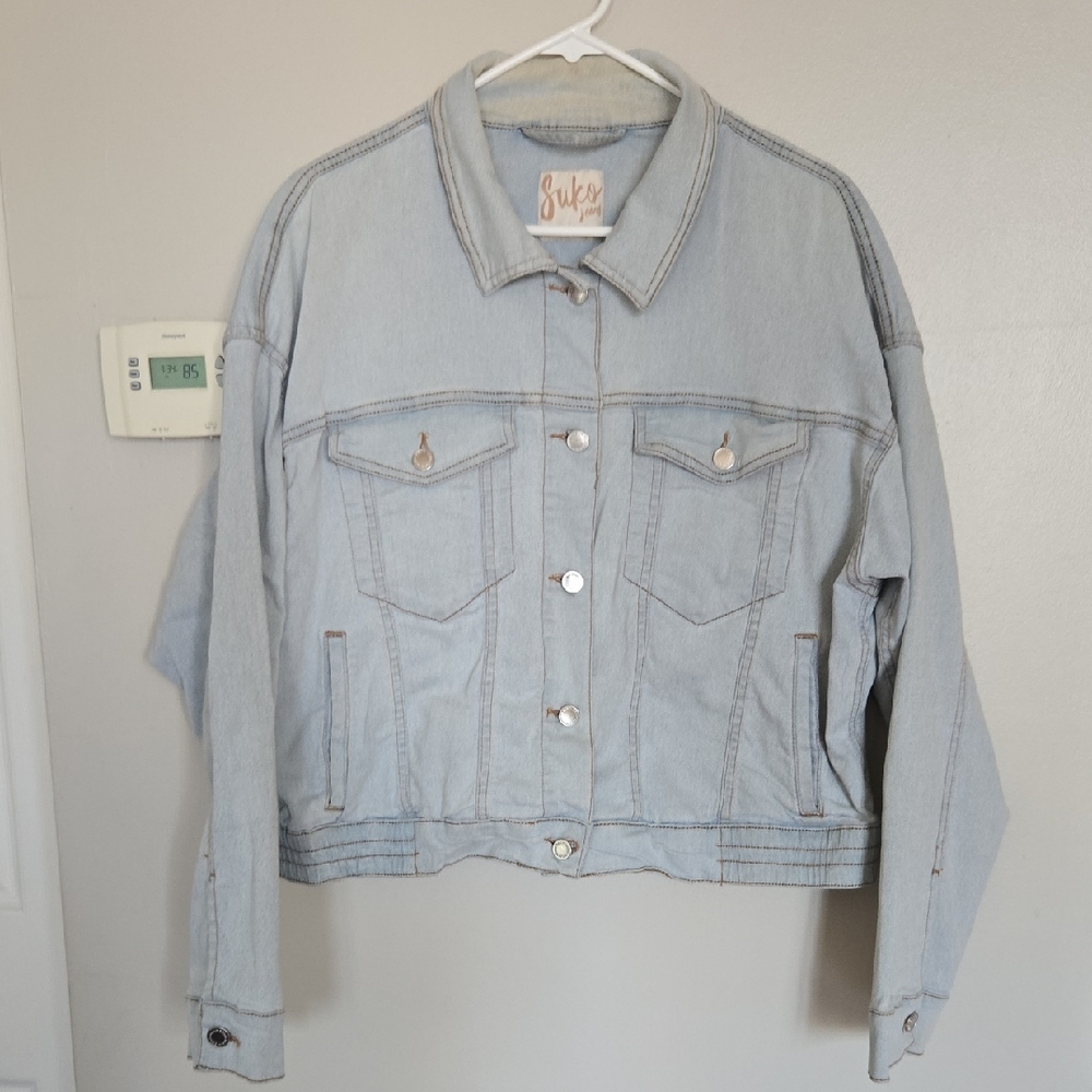 Light Blue Women's Jean Jacket